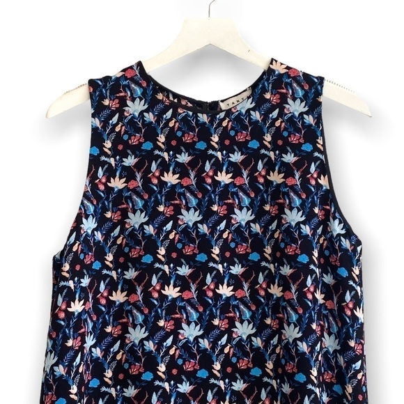 Tanya Taylor Mini Dress,  Floral Adalia Dress, Size 8 - Picture 5 of 14